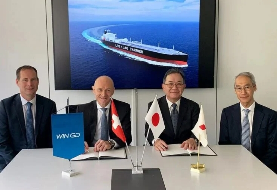 Mitsubishi Shipbuilding gaat in samenwerking met WinGD een ammoniak-brandstoftoevoersysteem creëren